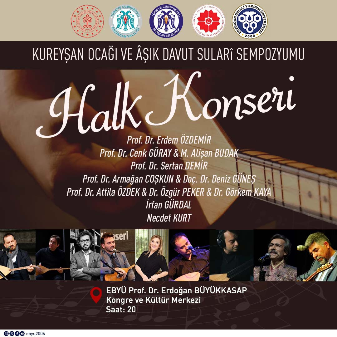 Kureyşan Ocağı ve  Âşık Davut Sularî Sempozyumu Halk Konseri